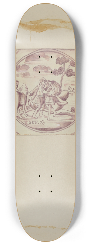 John Dixon - Fireplace Tiles 8.25 inch art skate deck