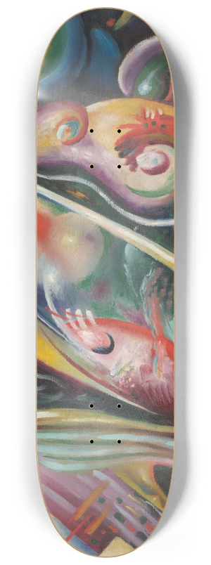 Rudolf Bauer - AndanteV 8.25 inch art skate deck