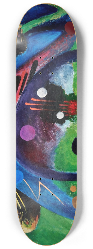 Rudolf Bauer - Rondo 8.25 inch art skate deck