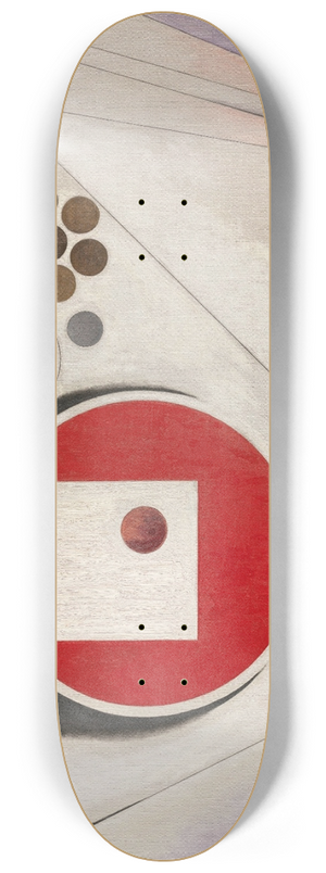 Rudolf Bauer - Third Symphony in 3 Movements 8.25 inch art skate deck