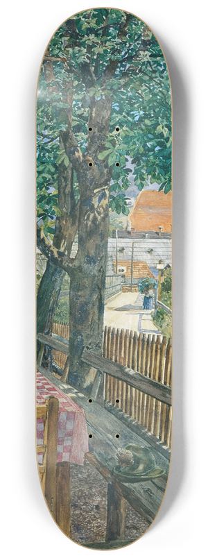 Rudolf Bernt - Wirtshausgarten 8.25 inch art skate deck