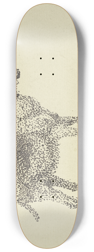 Rudolf Gudden - Donkey 8.25 inch art skate deck