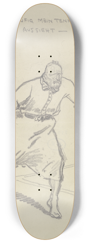 Rudolf Gudden - Wie vorlufig mein Tenniskostm aussieht 8.25 inch art skate deck