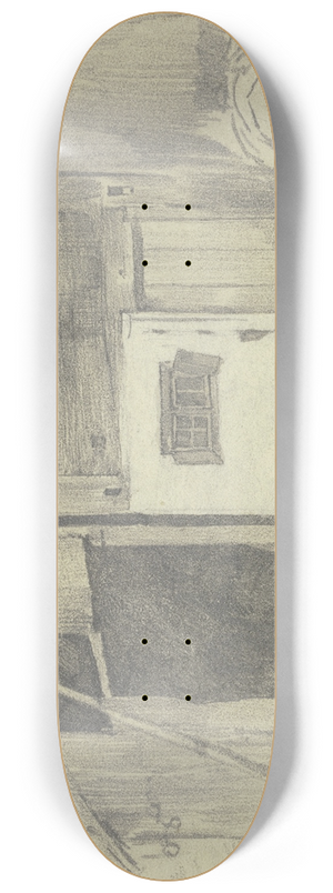 Rudolf Hirth du Frnes - Hof in Schondorf, Ammersee 8.25 inch art skate deck