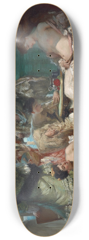 Rupert Bunny - Summer time 8.25 inch art skate deck