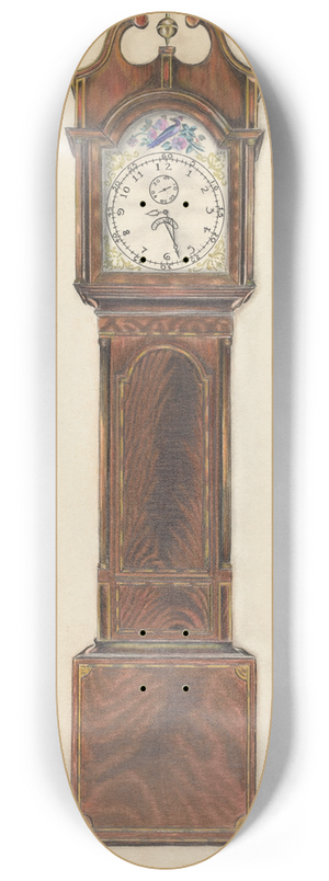 Ruth Bialostosky - Clock 8.25 inch art skate deck