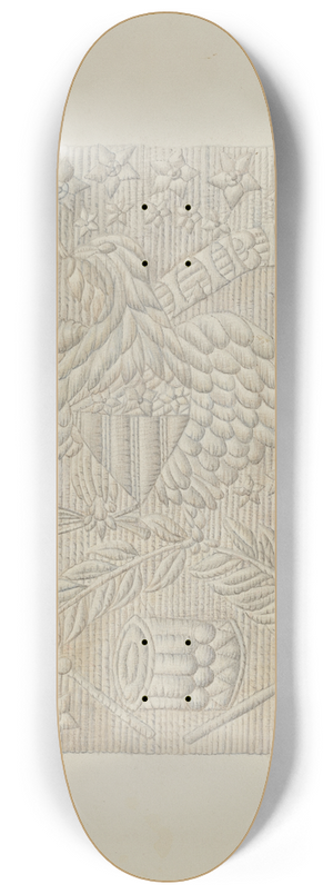 Ruth Buker - Applique Quilt (Detail) 8.25 inch art skate deck