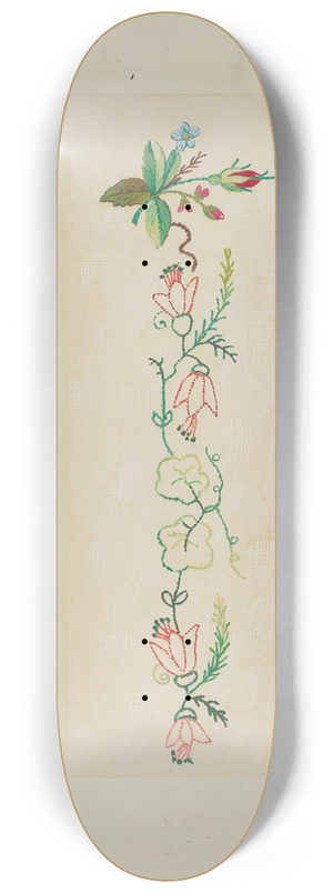 Ruth M. Barnes - Sampler 8.25 inch art skate deck