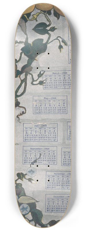 Ruth M. Hallock - A Dutch lunch 8.25 inch art skate deck