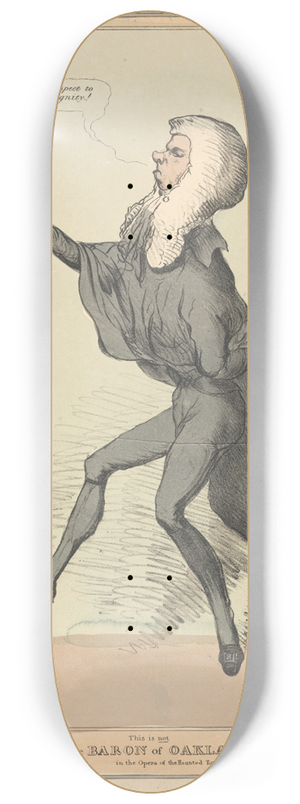 John Doyle - This is NOT the Baron of Oakland, in the Opera of the Haunted Tower 8.25 inch art skate deck