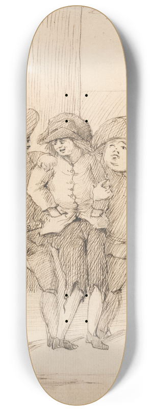 John Dunthorne - A Poacher in Custody 8.25 inch art skate deck