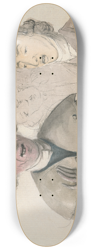 John Dunthorne - A Preacher 8.25 inch art skate deck