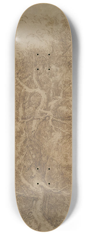 Salvator Rosa - A Large Tree 8.25 inch art skate deck