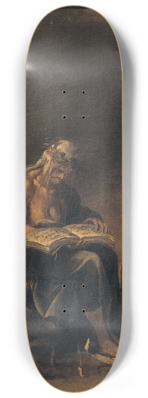 Salvator Rosa - A Witch 8.25 inch art skate deck