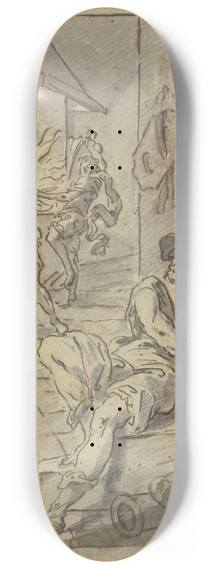 Salvator Rosa - In Vulcans smithy 8.25 inch art skate deck