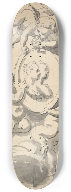 John Eckstein - Design for Funerary Monument 8.25 inch art skate deck