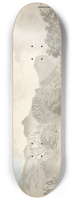 Samuel Davis - In India, on the March 8.25 inch art skate deck