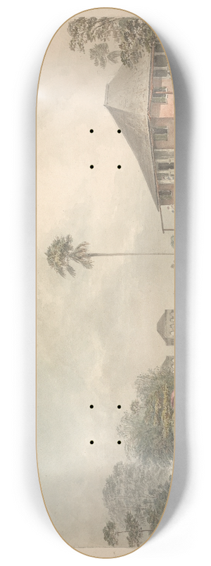 Samuel Davis - Mr. Crofts bungalow, Near Madras 8.25 inch art skate deck