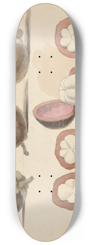 Samuel Davis - The Mangosteen Fruit, Malacca 8.25 inch art skate deck
