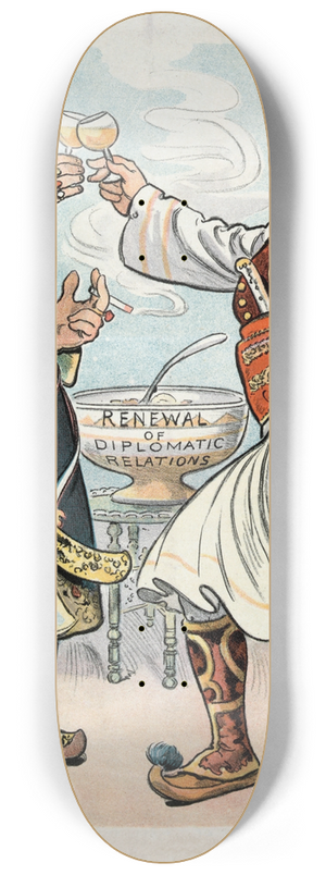 Samuel Ehrhart - 491 B.C.  1902 A.D. 8.25 inch art skate deck