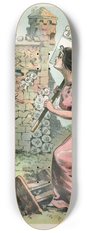 Samuel Ehrhart - American rocks 8.25 inch art skate deck