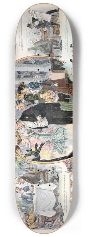 Samuel Ehrhart - Into society via the Walledoff 8.25 inch art skate deck