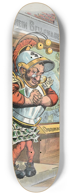 Samuel Ehrhart - The modern war god 8.25 inch art skate deck