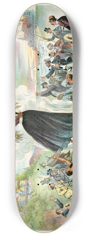 Samuel Ehrhart - The phnix-like summer girl 8.25 inch art skate deck