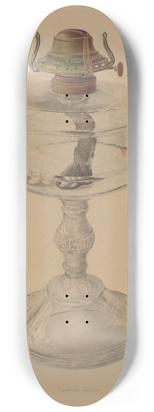 Samuel Faigin - Table Lamp 8.25 inch art skate deck