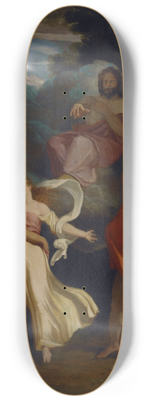 Samuel Finley Breese Morse - The Judgment ofJupiter 8.25 inch art skate deck