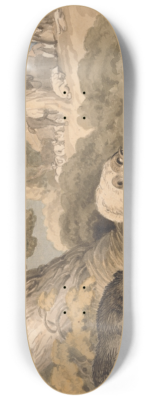 Samuel Howitt - A Boar and a Ram 8.25 inch art skate deck