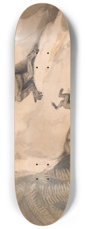 Samuel Howitt - A Monkey and Young 8.25 inch art skate deck