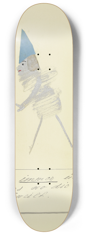 John Elsas - Er ist immer bereilt  8.25 inch art skate deck