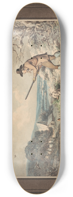 Samuel Howitt - Snipe Shooting 8.25 inch art skate deck