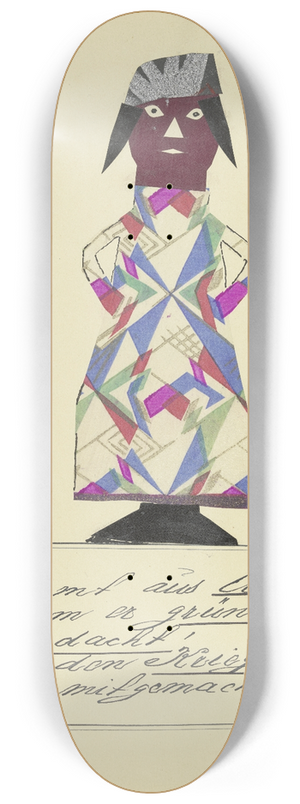 John Elsas - Er stammt aus Abesinion  8.25 inch art skate deck