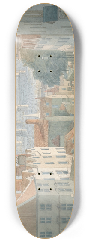 Samuel Jackson - St. Michaels Hill, Bristol 8.25 inch art skate deck