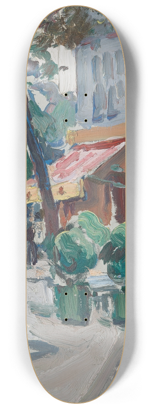 Samuel John Peploe - Luxembourg Gardens  Paris 8.25 inch art skate deck