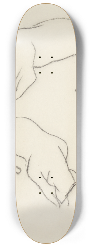 Samuel John Peploe - Two Dogs 8.25 inch art skate deck