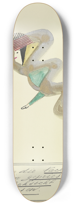 John Elsas - Ich bin die Nachsicht  8.25 inch art skate deck