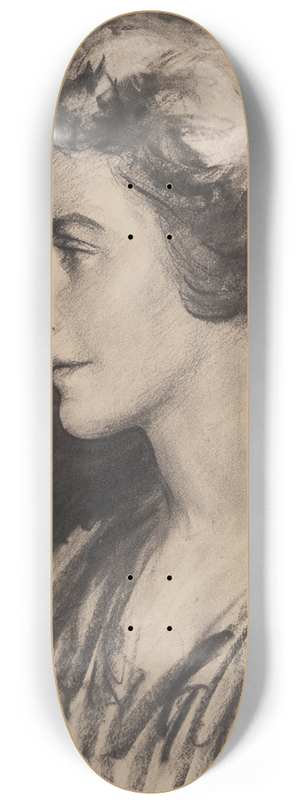 Samuel Johnson Woolf - Nancy Witcher Langhorne Astor, Viscountess Astor 8.25 inch art skate deck