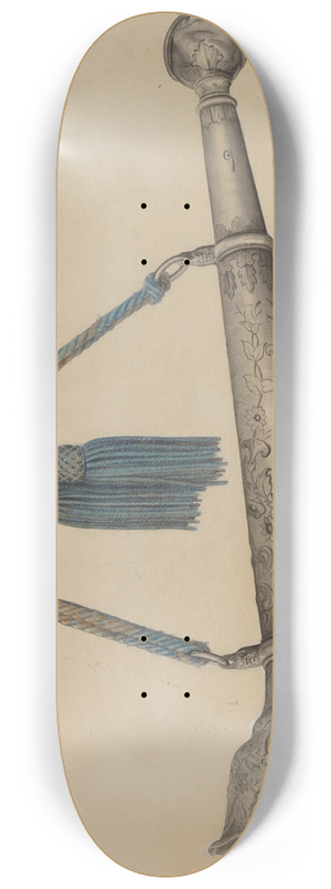 Samuel O. Klein - Speaking Trumpet 8.25 inch art skate deck