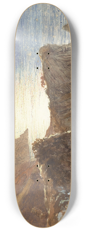 Samuel Palmer - The North Devon Coast 8.25 inch art skate deck
