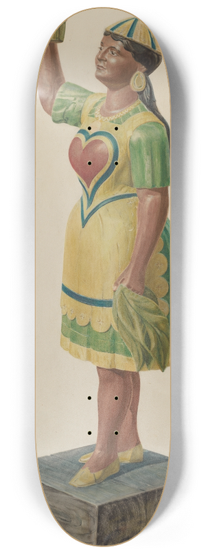Samuel Philpot - Cigar Store Indian 8.25 inch art skate deck