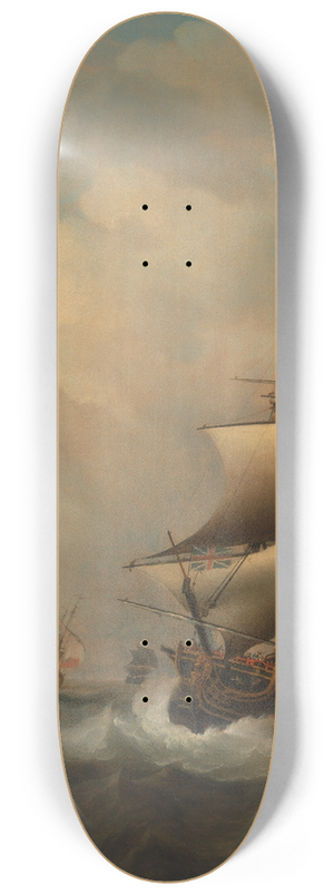 Samuel Scott - Shipping in a Choppy Sea 8.25 inch art skate deck