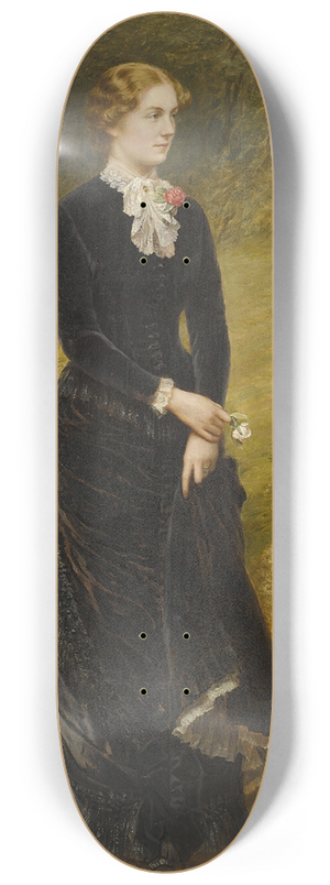 Samuel Sidley - Lady In Black 8.25 inch art skate deck