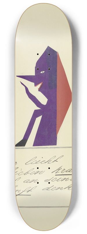 John Elsas - Wer da leicht die Lieben krnkt  8.25 inch art skate deck