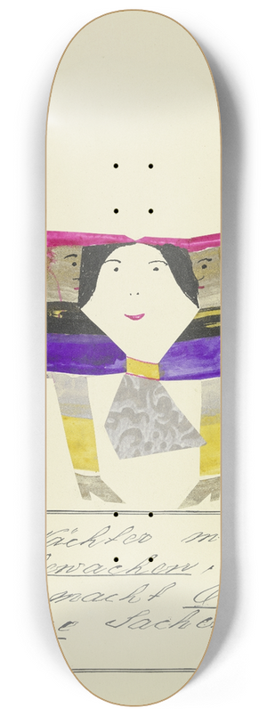 John Elsas - Zwei Wchter mssen sie bewachen  8.25 inch art skate deck