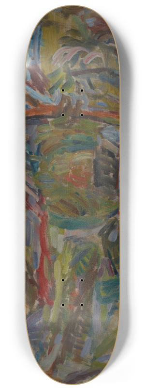 Sasza Blonder - Mountain Landscape with Cows 8.25 inch art skate deck