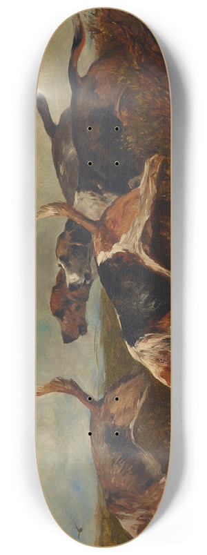 John Emms - On the scent 8.25 inch art skate deck John Emms - On the scent 8.25 inch art skate deck