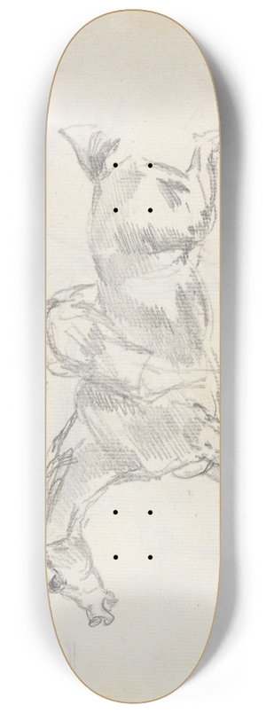 Sawrey Gilpin - Figure on Horseback 8.25 inch art skate deck